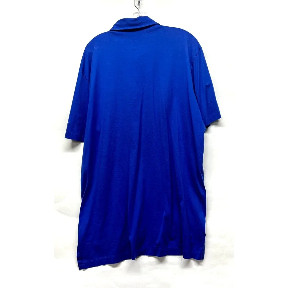 Polo Golf Ralph Lauren Mens XL Royal Blue Cotton Polo Shirt (E4)